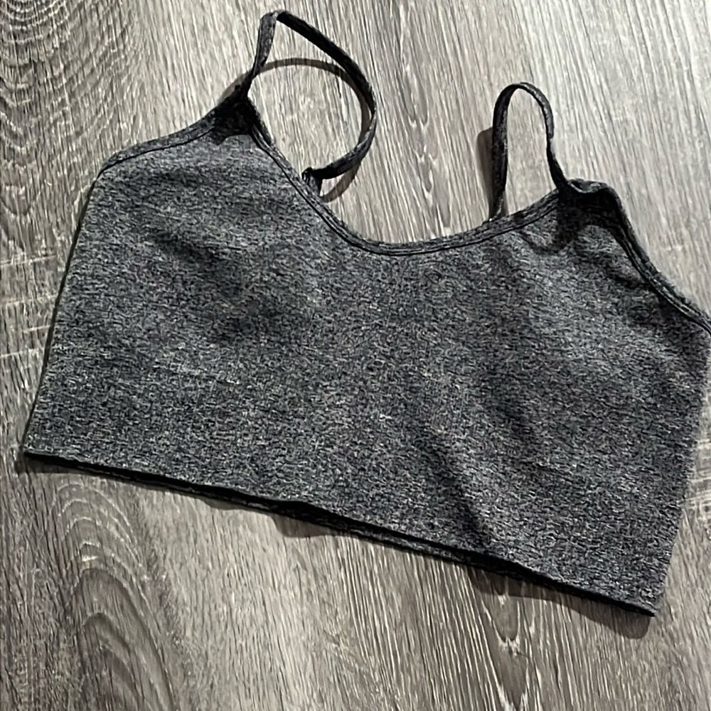 SHEIN Gray Seamless Padded Sports Bra - Picture 4 of 6